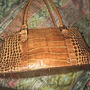 Dooney & Bourke Nile Croc Embossed Leather Satchel
